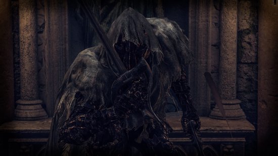 《艾尔登法环》服装mod：黑魂鸦人骑士、血源加斯科因套