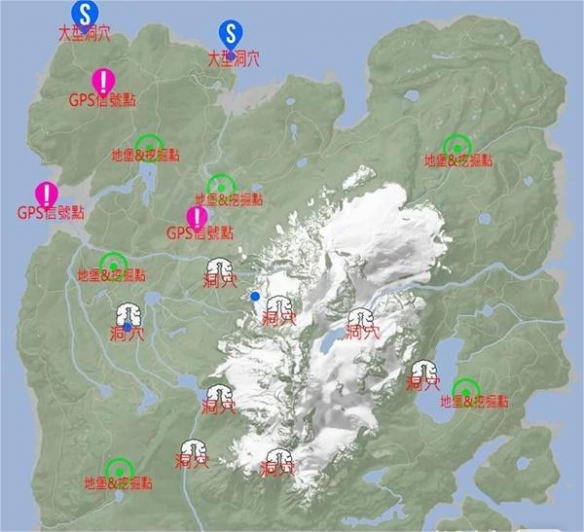 《森林之子》各武器物品都在哪?各武器物品大地图点位一览