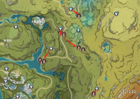 《原神》迪希雅突破材料分布图 迪希雅突破材料在哪