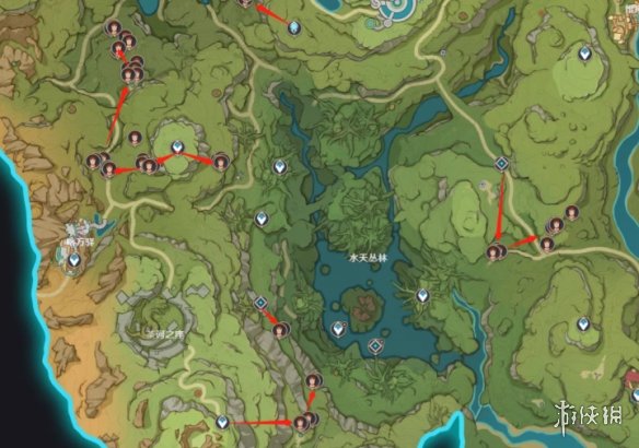 《原神》迪希雅突破材料分布图 迪希雅突破材料在哪