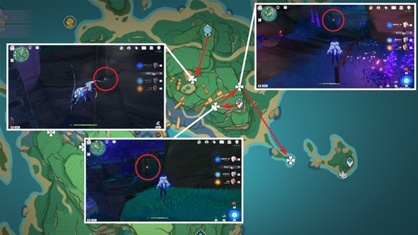 《原神》3.5版鬼兜虫收集路线分享