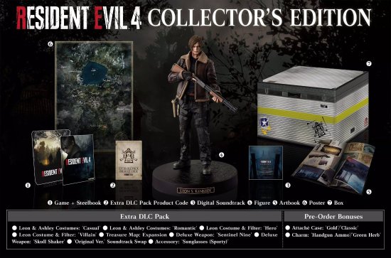 Gamestop取消《生化危机4重制版》珍藏版线下订单 原因未知