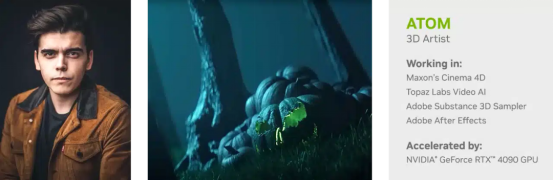 NVIDIA Studio和RTX GPU 助力创意工作流效率加倍！