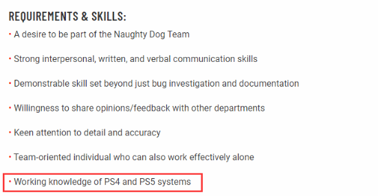曝《美末》多人游戏或仍会登陆PS4：招聘信息显端倪