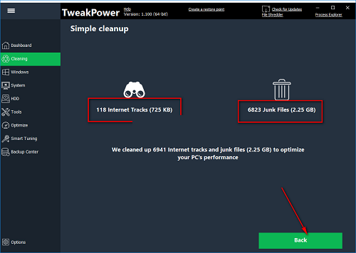 TweakPower如何清理系统文件-TweakPower清理系统文件的操作方法