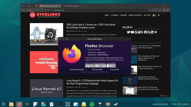 2022年最后一个主要稳定版更新 火狐浏览器 Firefox 108 稳定版开放下载