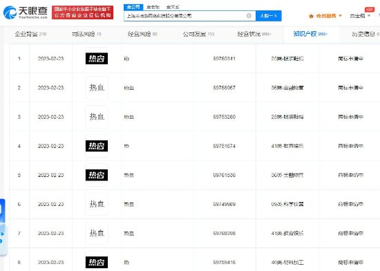米哈游曾注册多个