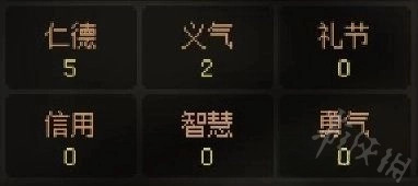 《大侠立志传》品格效果一览 品格有什么影响？
