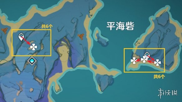 《原神》天云草实分布图 3.5天云草实收集路线