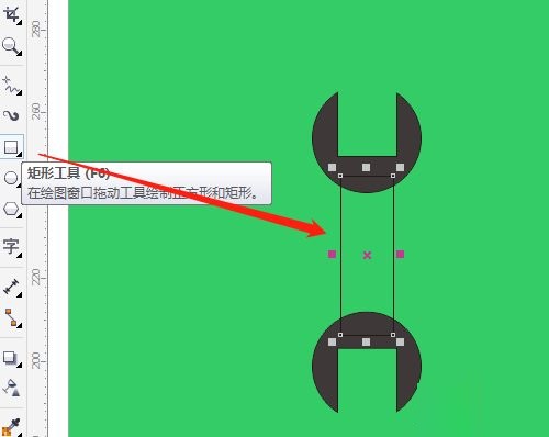 CorelDraw X7怎么绘制扳手-CorelDraw X7绘制扳手的步骤介绍