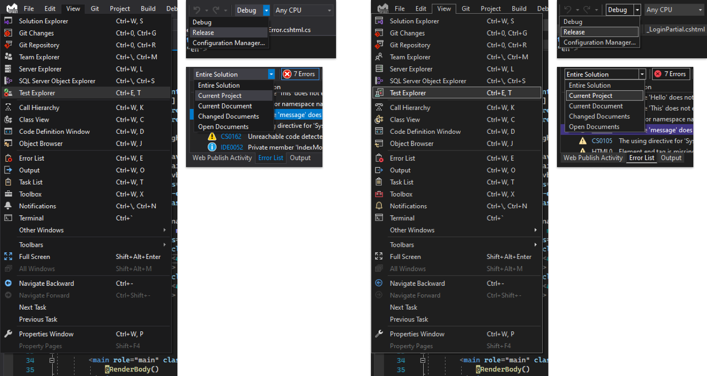 微软官方介绍 Visual Studio 2022 UI新变化