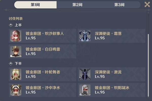 《原神》3.5版下半深渊12层打法指南