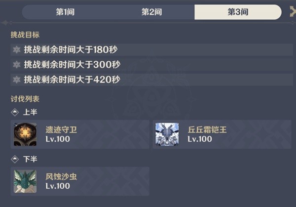 《原神》3.5版下半深渊12层打法指南