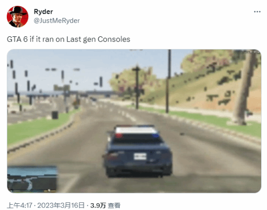 玩家们不希望《GTA6》登陆前代主机：画质会很烂