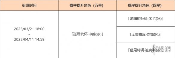 《原神》3.5下半卡池时间与祈愿内容介绍 3.5下半是几月几号？