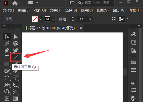 ai怎么将直线绘制成矩形-ai将直线绘制成矩形方法