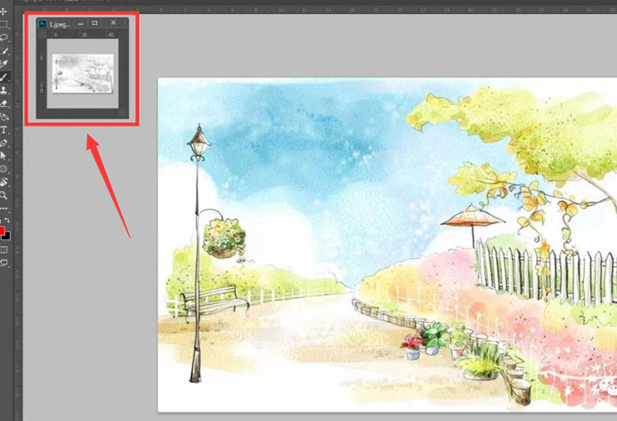 ps怎么创建黑白实时画板-ps创建黑白实时画板的方法