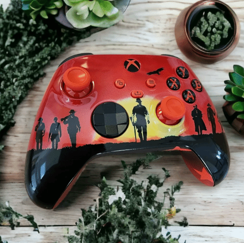 粉丝DIY《生化4》Xbox手柄 还原经典元素 手艺精湛