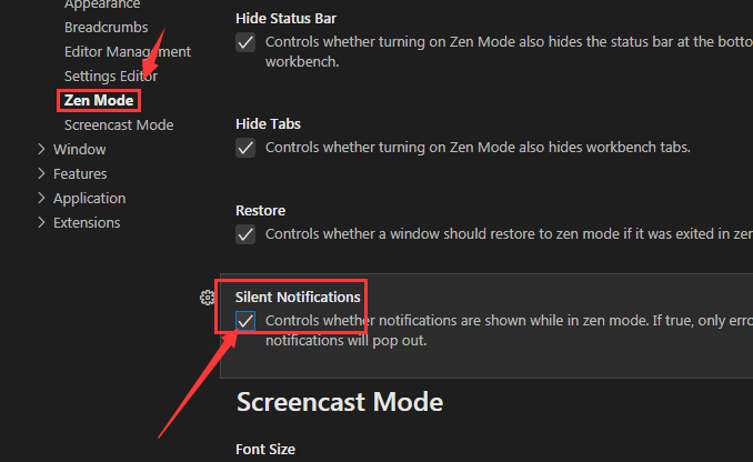 vscode怎么打开无声通知-vscode打开无声通知的方法