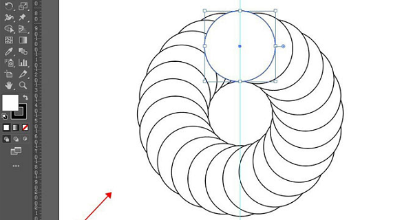 ai如何绘制套环图形-ai绘制套环图形教程