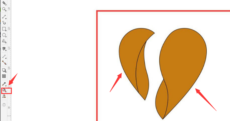 CDR怎么制作切割立体心形-CDR制作切割立体心形方法
