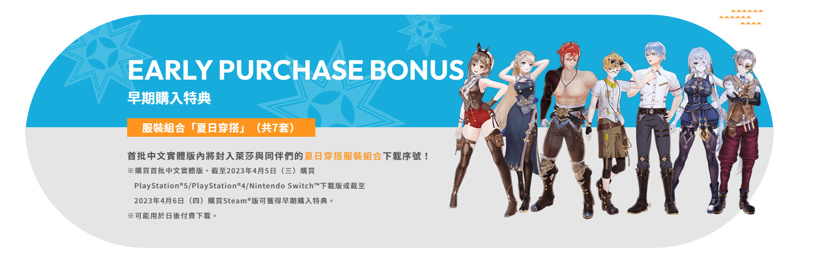 莱莎3早期购入特典什么时候截止 莱莎的炼金工房3早期购入时间及特典奖励一览