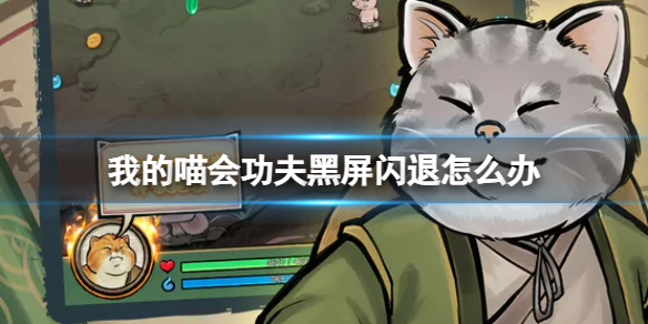 《我的喵会功夫》黑屏闪退怎么办 黑屏闪退解决方法