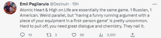 《星空》设计师：原子之心和High on Life本质相同