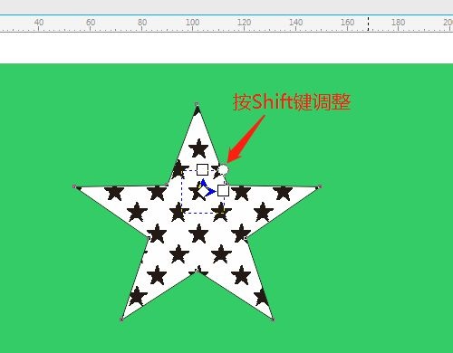 CorelDraw X7怎么填充五角星-填充五角星的具体方法