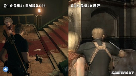 《生化4重制版》与原版画面对比 能认出原场景吗？