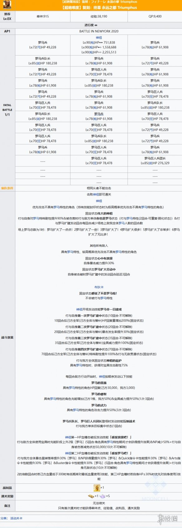 《FGO》神祖高难怎么打 超绝高难本永远之都Triumphus阵容推荐