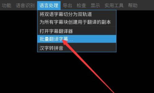 arctime如何批量翻译字幕-arctime批量翻译字幕的方法