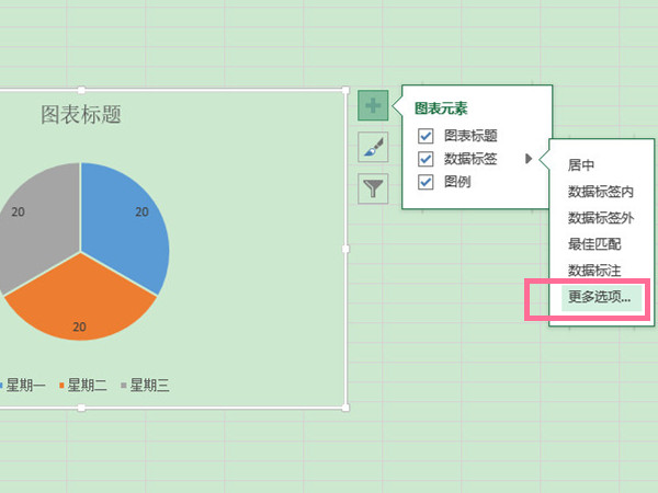 Excel如何显示饼图数值和百分比-显示饼图数值和百分比方法