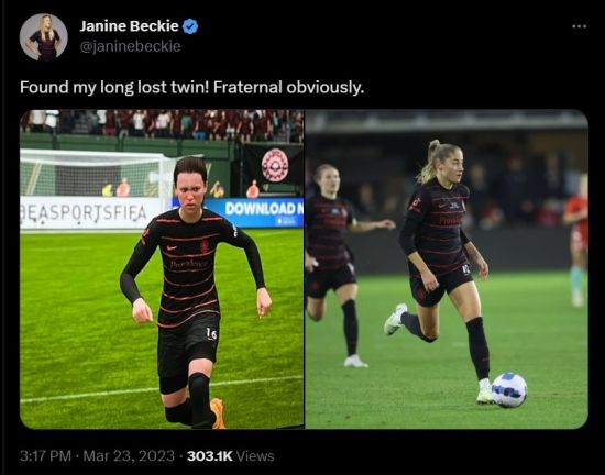《FIFA23》女足建模太糟糕 女球员：我孩子都吓哭了