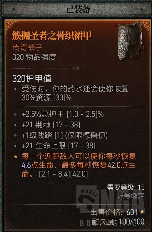 《暗黑破坏神4》公测版德鲁伊粉碎熊BD分享