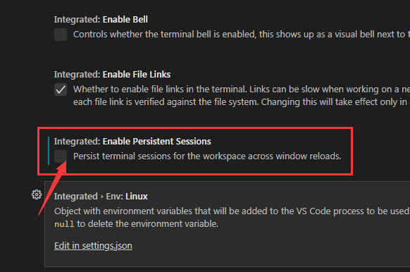vscode怎么设置持久会话-vscode设置持久会话的方法介绍