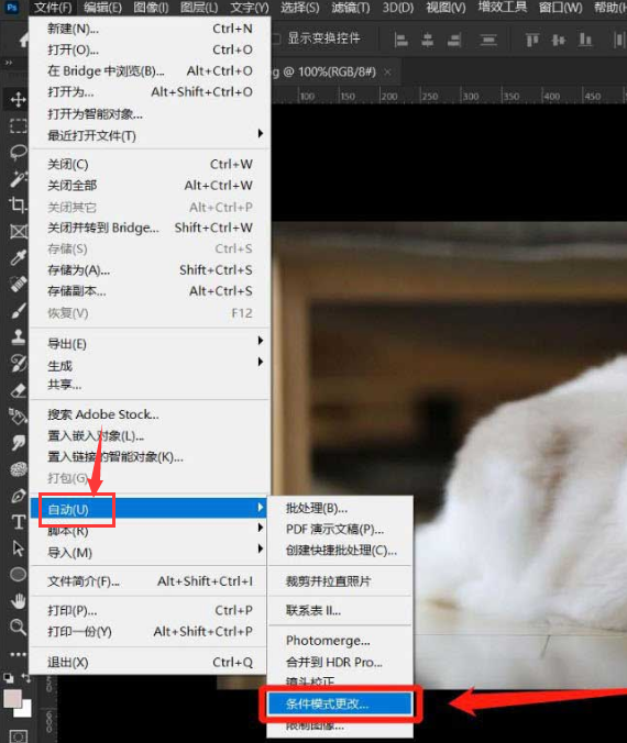 ps如何切换条件模式-ps切换条件模式的操作方法