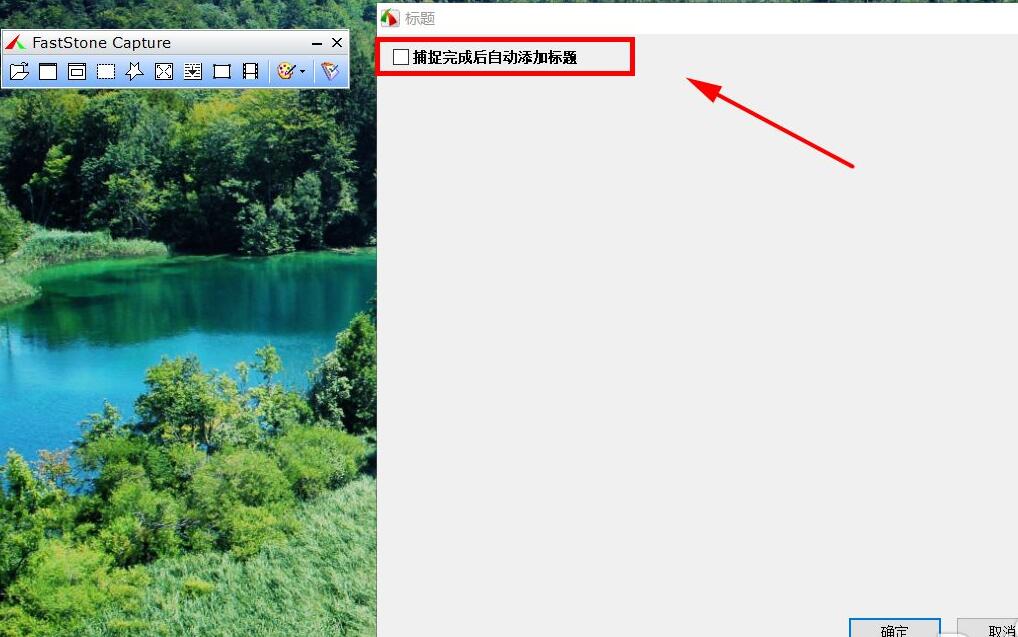 FastStone Capture怎么设置自动标题-设置自动标题方法