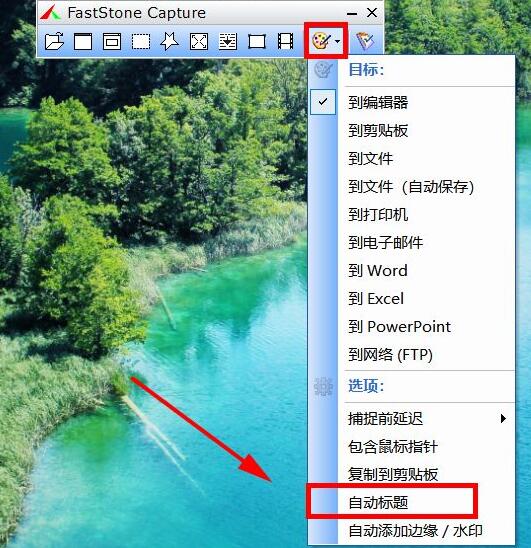 FastStone Capture怎么设置自动标题-设置自动标题方法