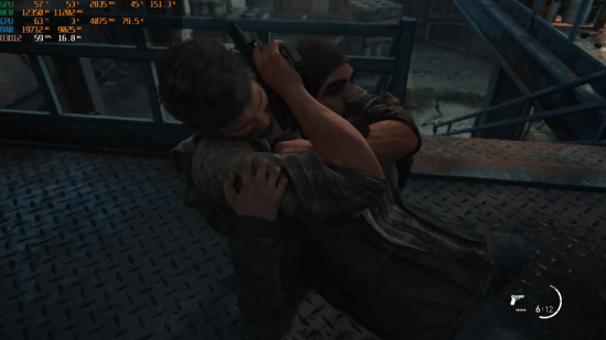 PC《最后生还者：第一部》4080 4K帧率测试 DLSS效果出色