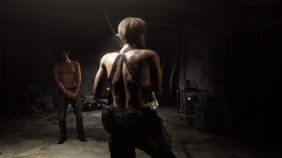 《生化危机4：重制版》光膀子MOD：里昂与路易斯裸身贴贴