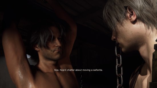 《生化危机4：重制版》光膀子MOD：里昂与路易斯裸身贴贴
