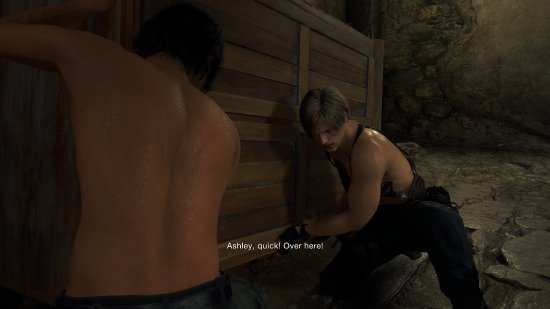 《生化危机4：重制版》光膀子MOD：里昂与路易斯裸身贴贴