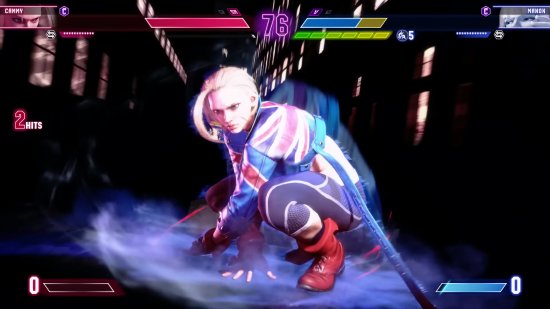 《街头霸王6》对战实机：嘉米vs曼侬 打击感十足！