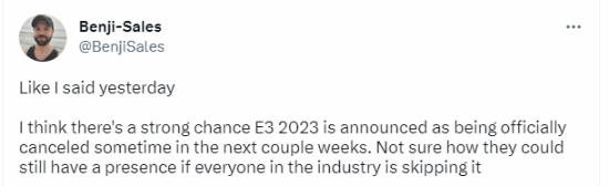 E3游戏展或将取消：育碧、索尼等多家大厂官宣退出