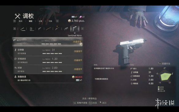 《生化危机4重制版》武器图鉴及使用点评 武器属性怎么样?