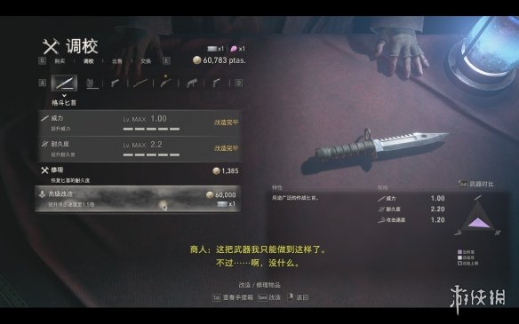 《生化危机4重制版》武器图鉴及使用点评 武器属性怎么样?