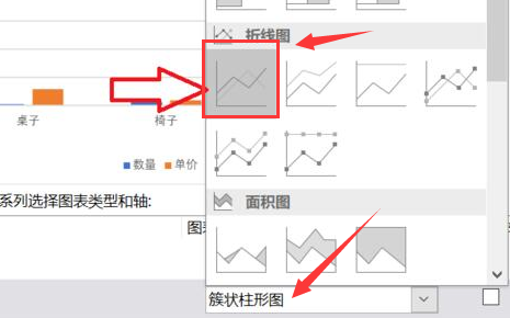 Excel怎么绘制柱形折线图-Excel绘制柱形折线图的方法