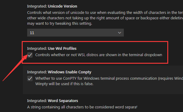 vscode怎么禁止wsl配置文件-vscode禁止wsl配置文件方法