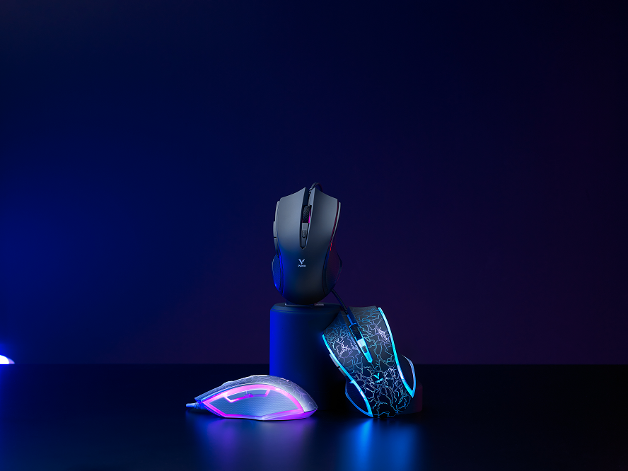 微动升级！引擎升级！ 雷柏经典中手型ID V20S光学游戏鼠标2023版上市